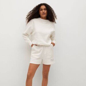 MANGO Message cotton sweatshirt XL